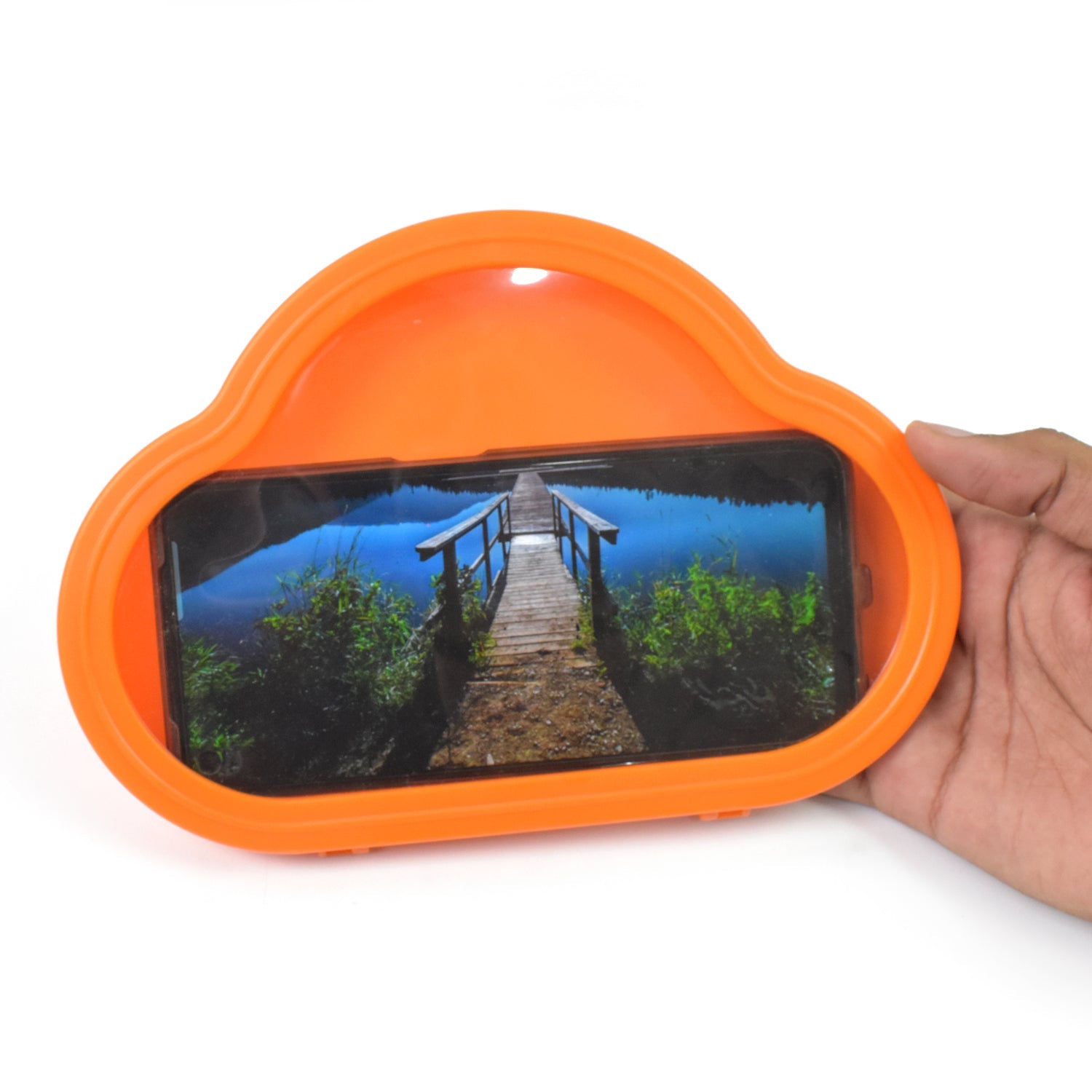 Smartphone / Mobile Stand, Waterproof Case, Smartphone Stand Case (1 Pc/ Orange) Smartphone / Mobile Stand, Waterproof Case, Smartphone Stand Case (1 Pc/ Orange)